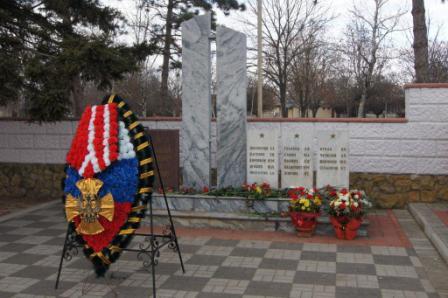 В Тбилисском районе почтили память погибших в военном конфликте в Чечне